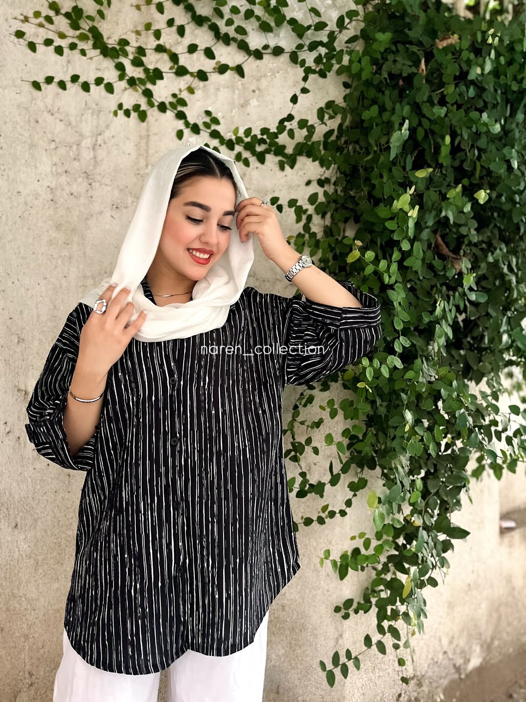 شومیز آستین سه ربع لیا