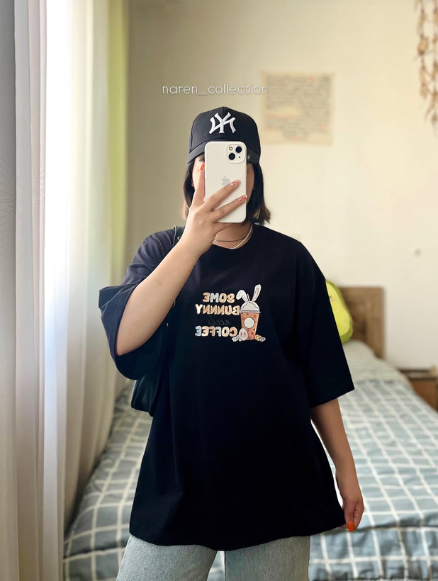 تیشرت باکسی bunny